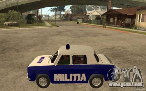 Dacia 1100 Militie para GTA San Andreas