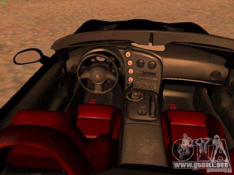 Dodge Viper SRT-10 Roadster para GTA San Andreas