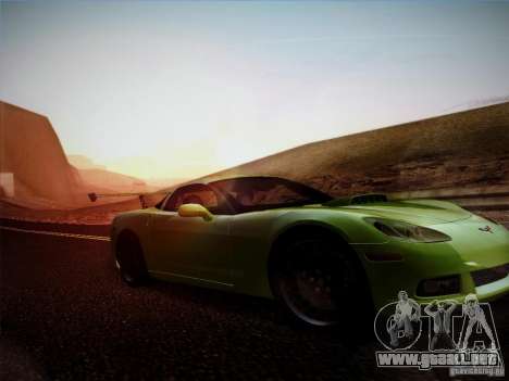 Chevrolet Corvette C6 para GTA San Andreas