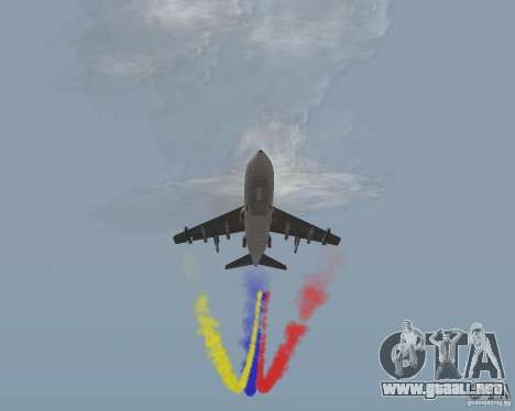 Multi color tiras para aeronaves para GTA San Andreas