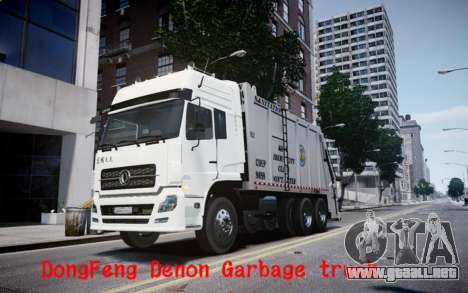 Dongfeng Denon Garbage Truck para GTA 4