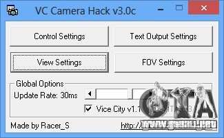 VC Camera Hack v3.0c para GTA Vice City