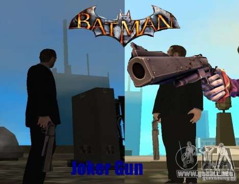 Joker Guasón/cañón del arma para GTA San Andreas