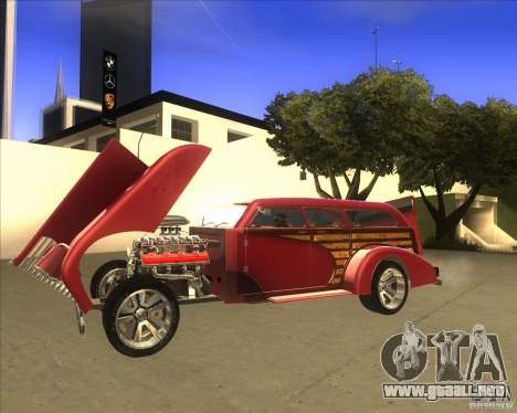 Custom Woody Hot Rod para GTA San Andreas