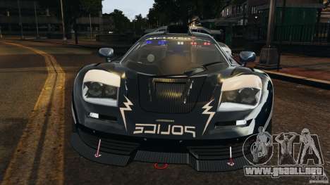 McLaren F1 ELITE Police [ELS] para GTA 4