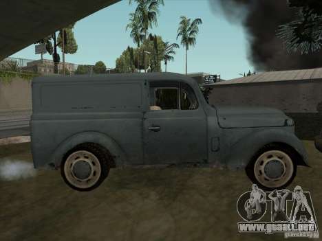 El vehículo de la segunda guerra mundial para GTA San Andreas