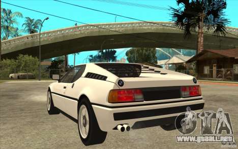 BMW M1 1981 para GTA San Andreas