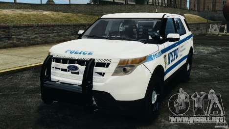 Ford Explorer NYPD ESU 2013 [ELS] para GTA 4