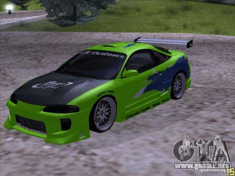 Mitsubishi Eclipse 1998 - FnF para GTA San Andreas