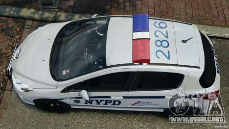 Peugeot 308 GTi 2011 Police v1.1 para GTA 4