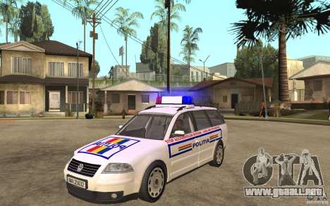 VW Passat B5+ Variant Politia Romana para GTA San Andreas
