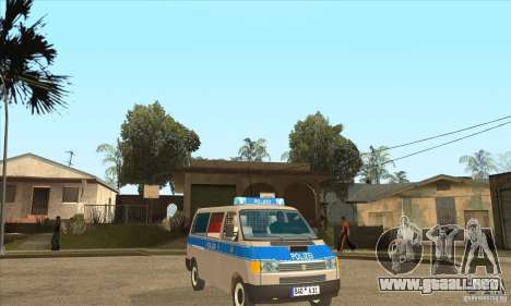 Volkswagen Transporter T4 German Police para GTA San Andreas