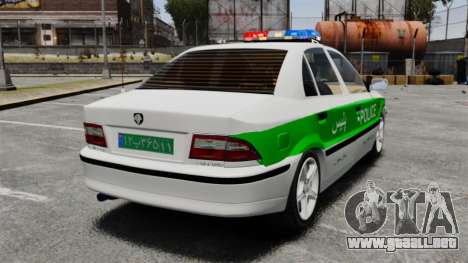 Iran Khodro Samand LX Police para GTA 4