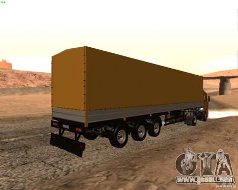 Remolque Nefaz de camioneros 2 para GTA San Andreas
