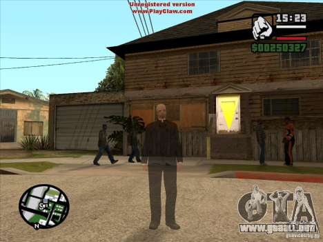 CJ fantasma 1 versión para GTA San Andreas