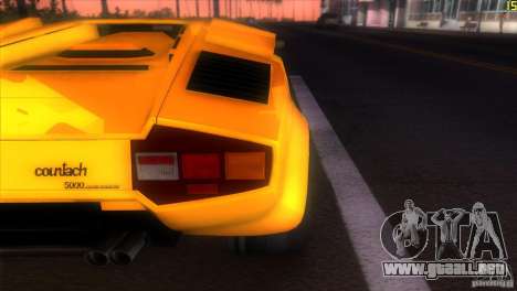 Lamborghini Countach para GTA Vice City