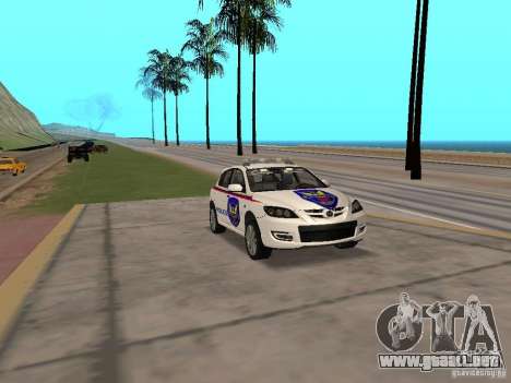 Mazda 3 Police para GTA San Andreas