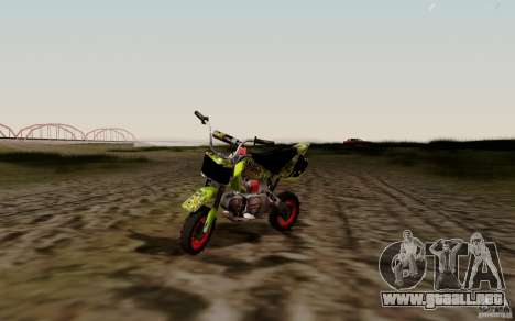 Kawasaki 50cc Pocket Factory Bike para GTA San Andreas