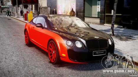 Bentley Continental SS 2010 Le Mansory [EPM] para GTA 4