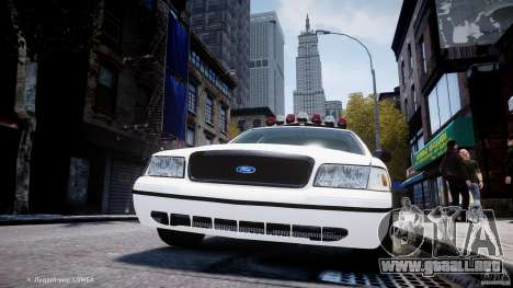 Ford Crown Victoria New Jersey State Police para GTA 4