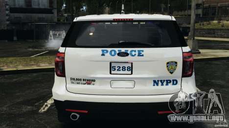 Ford Explorer NYPD ESU 2013 [ELS] para GTA 4