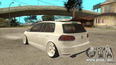 Volkswagen Golf VI 2010 Stance Nation para GTA San Andreas