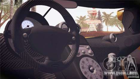 Koenigsegg CCX 2006 v2.0.0 para GTA San Andreas