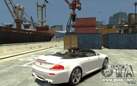 BMW M6 Convertible para GTA 4