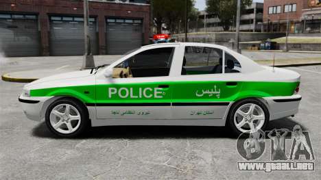 Iran Khodro Samand LX Police para GTA 4