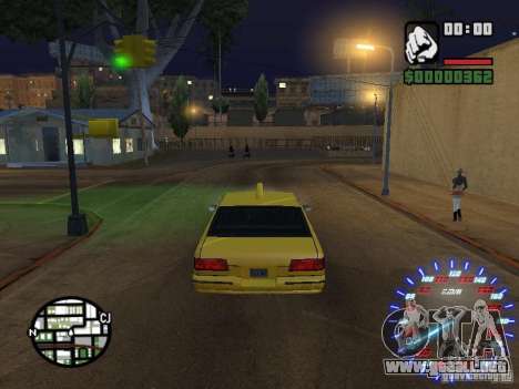 Neon Style Speedometr para GTA San Andreas