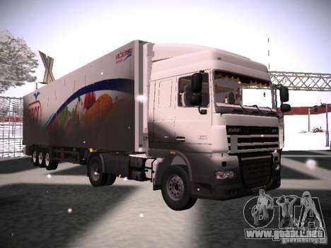 Remolque para DAF XF105 para GTA San Andreas