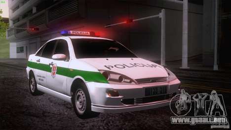 Ford Focus Policija para GTA San Andreas