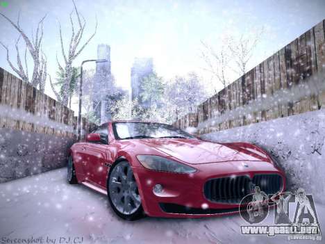 Maserati Gran Turismo S 2011 V2 para GTA San Andreas