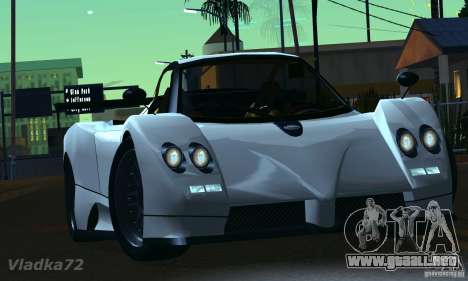 Pagani Zonda EX-R para GTA San Andreas