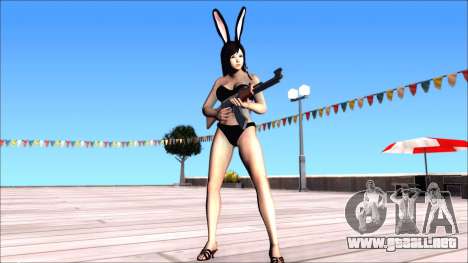 Dead Or Alive 5 Kokoro Black Bunny Outfit para GTA San Andreas