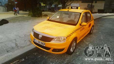 Dacia Logan Facelift Taxi para GTA 4