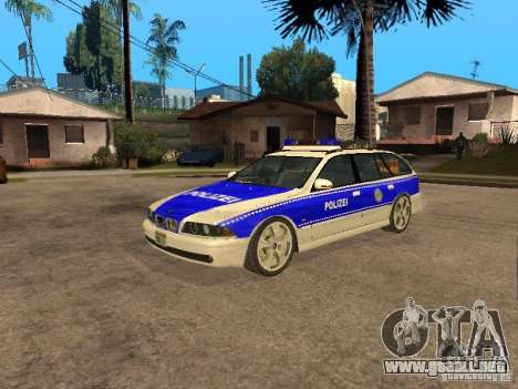 BMW 525i Touring Police para GTA San Andreas