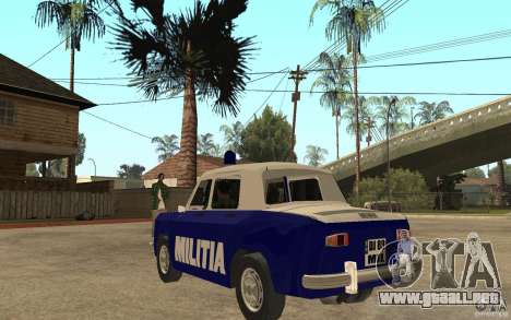 Dacia 1100 Militie para GTA San Andreas