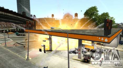 Explosion &amp; Fire Tweak 1.0 para GTA 4