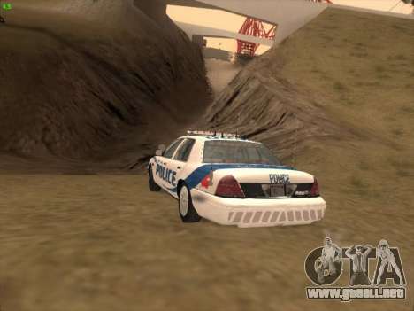 Ford Crown Victoria Vancouver Police para GTA San Andreas