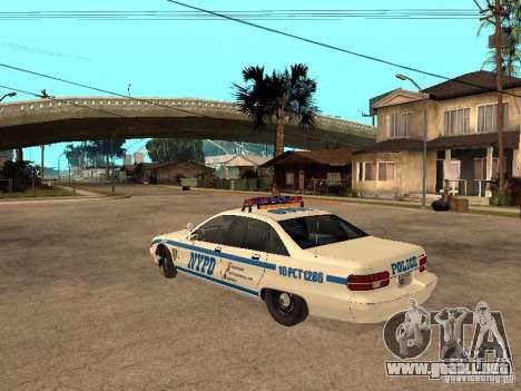 NYPD Chevrolet Caprice Marked Cruiser para GTA San Andreas