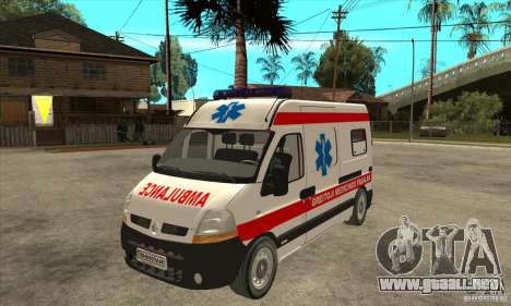 Renault Master Ambulance para GTA San Andreas