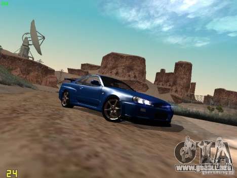 Nissan Skyline GT-R R34 V-Spec para GTA San Andreas