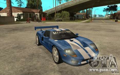 Ford GT para GTA San Andreas