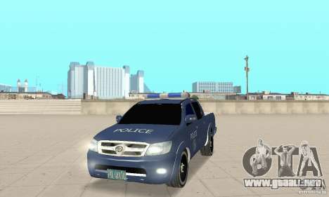 Toyota Hilux Somaliland Police para GTA San Andreas