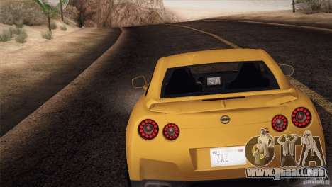 Nissan GTR Black Edition para GTA San Andreas