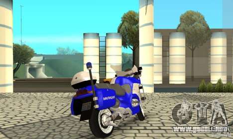 Motocicleta de la policía rusa para GTA San Andreas