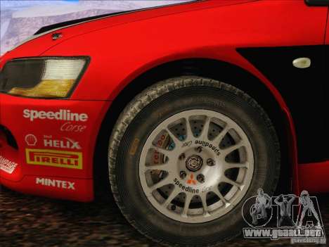 Mitsubishi Lancer Evolution IX Rally para GTA San Andreas