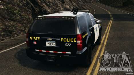 Chevrolet Tahoe Marked Unit [ELS] para GTA 4
