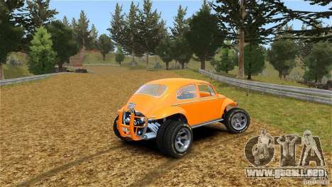 Baja Volkswagen Beetle V8 para GTA 4